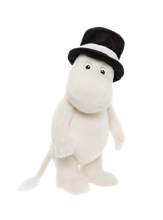 Moominpappa Moomin Plush by Charlie Bears Front View with Top Hat
