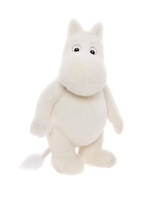 Moomintroll plush bear by Charlie Bears, ultra-soft white limited edition Moomin collectible

