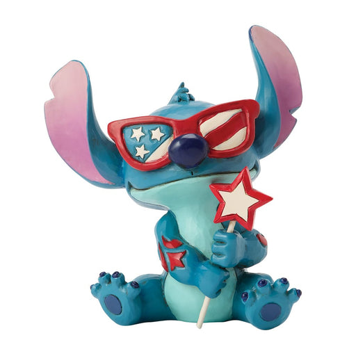 Patriotic Stitch Figurine with Sunglasses – Jim Shore Disney Traditions
