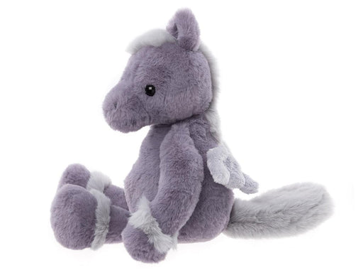 Penny Pegasus Side Profile – Soft Lavender Plush with Wings  
