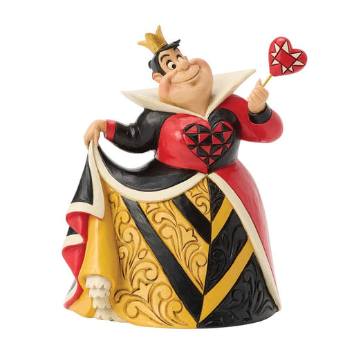 Queen of Hearts Figurine – Disney Traditions by Jim Shore in red and black dress
