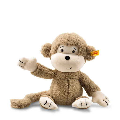 Steiff Brownie Monkey Sitting with Plush Fur 