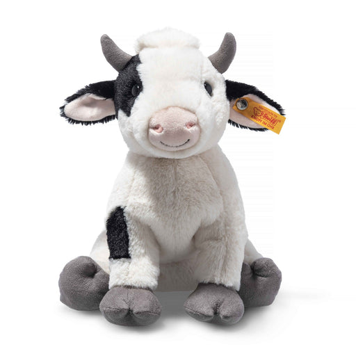 Steiff Cobb Cow Sitting Pose with Soft Hooves  
