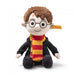 Harry Potter plush toy by Steiff wearing Gryffindor scarf and black wizard robe – 2025 licensed collectible.

