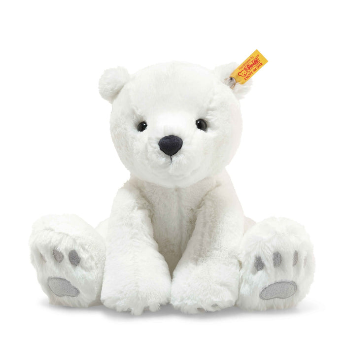 Steiff Lasse Polar Bear Plush Soft Toy Sitting – 28cm White
