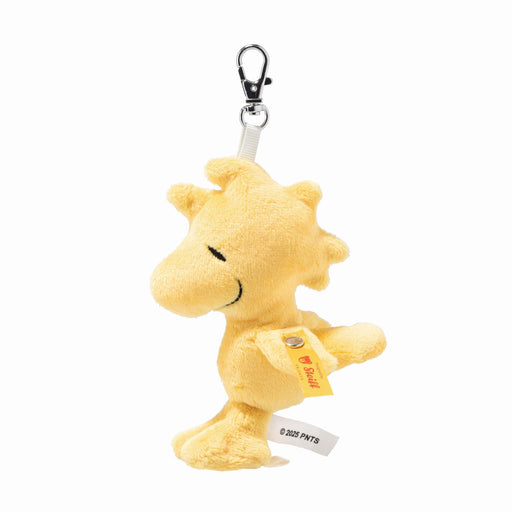 Steiff Pendant Woodstock plush keychain – Peanuts soft toy with clip

