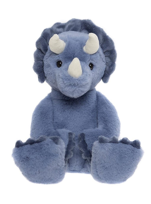 Troy Triceratops Plush Toy Front View – Bear & Me by Charlie Bears  
