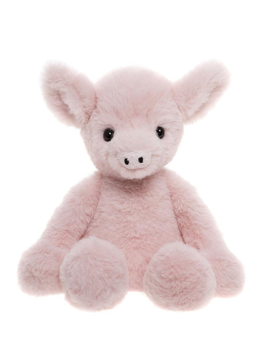 Truffles Piglet Plush Toy Front View – Bear & Me by Charlie Bears  
