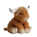 Warmies Curly Cow Side Profile with Plush Fur