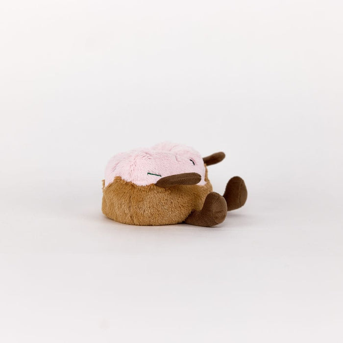 Warmies Mini Donut Side Profile with Frosting Detail