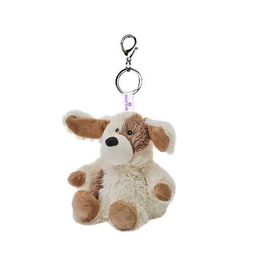 Warmies Puppy Bag Charm Plush Accessory Front View

