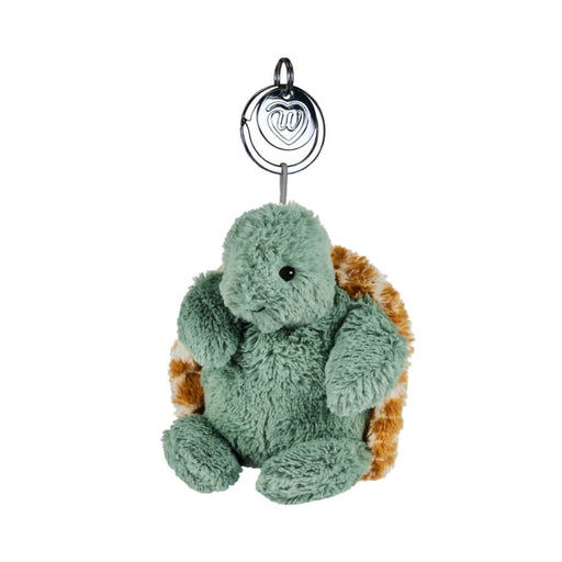Warmies Turtle Keyring Plush Toy Front View
